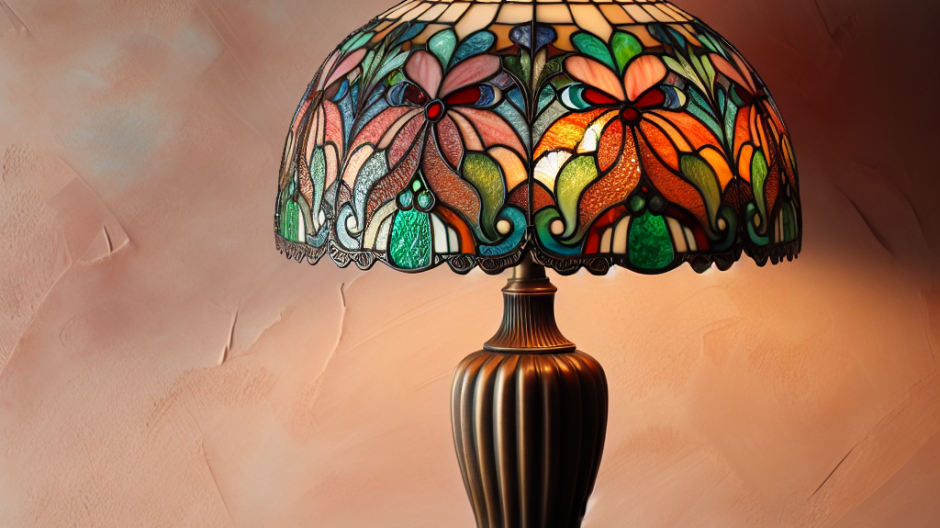 Véritable lampe tiffany