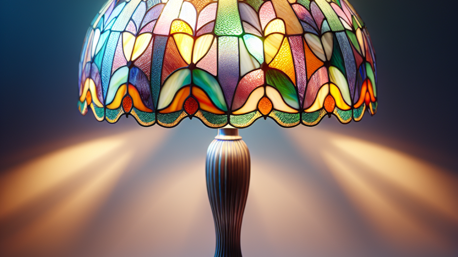 Abat jour lampe tiffany